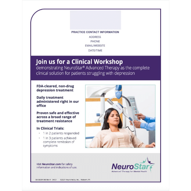 Physician Referral Materials - Join us for a Clinical Workshop